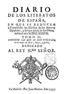 Diario de los literatos de españa